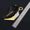 17cm Valorant Weapon Premium Edition Prime 2 0 Purple Gold Tide Illusion Metal Karambit Collection Gifts 5 - Valorant Store