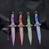 18cm Valorant Weapon VCT LOCKIN Premium Edition Game Metal Kunai Series Sword Unsharpened No Leather Case 4 - Valorant Store