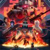 2022 Online Game Valorant Maps Poster Reyna Jett Valorant Gaming Gamer Painting Wall Art Kawaii Game - Valorant Store