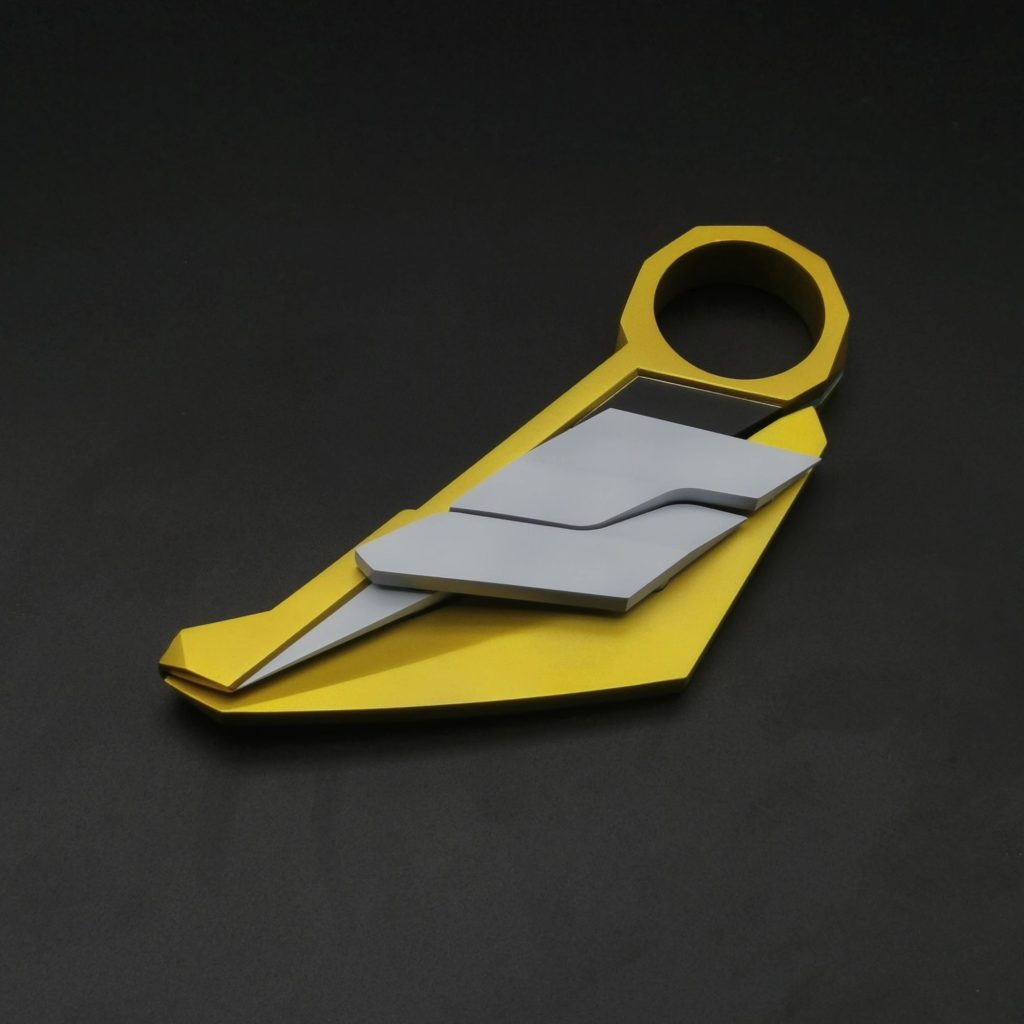 25cm Valorant Weapon Prime 2 0 Purple Gold Tide Illusion Plastic Sword Karambit Katana Sword Collection 4 - Valorant Store