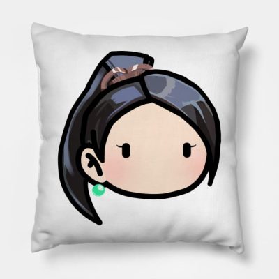 Valorant Sage Chibi Head Throw Pillow Official Valorant Store