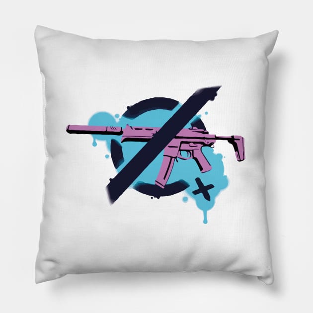 No Spectre Throw Pillow Official Valorant Store