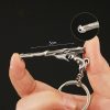5cm Valorant Weapon Vandal Mini Ghost Sovereign Silver Game Accessories Metal Keychain Ornaments Collection Decorative Gift 2 - Valorant Store