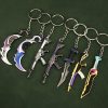 9cm Valorant Weapon Small Keychain Set of 20 Metal Material Weapon Model Keychain Game Peripheral Display 1 - Valorant Store
