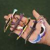 9cm Valorant Weapon Small Keychain Set of 20 Metal Material Weapon Model Keychain Game Peripheral Display 3 - Valorant Store