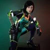 Game Valorant Viper Cosplay Costumes Jumpsuits Wig Halloween Carnival Outfit For Women Girls 2 - Valorant Store