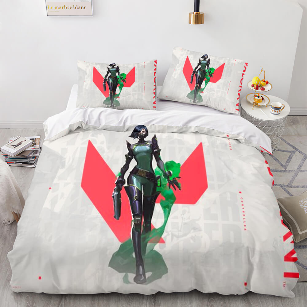 GameVALORANTBeddingSetDuvetCoverBedSheetSets 2 - Valorant Store