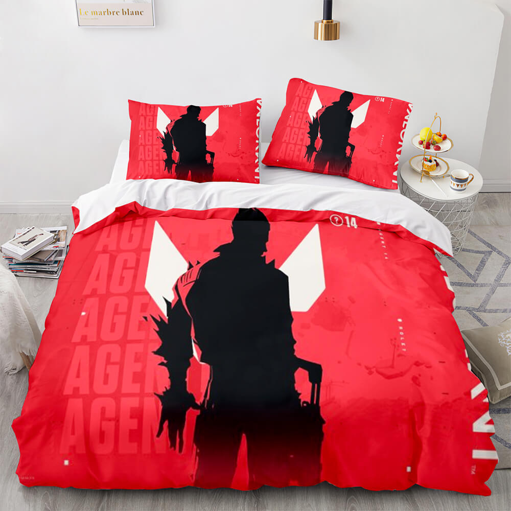 GameVALORANTBeddingSetDuvetCoverBedSheetSets 3 - Valorant Store