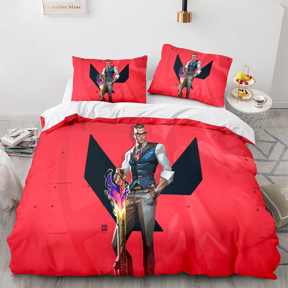 GameVALORANTBeddingSetDuvetCoverBedSheetSets 5 - Valorant Store