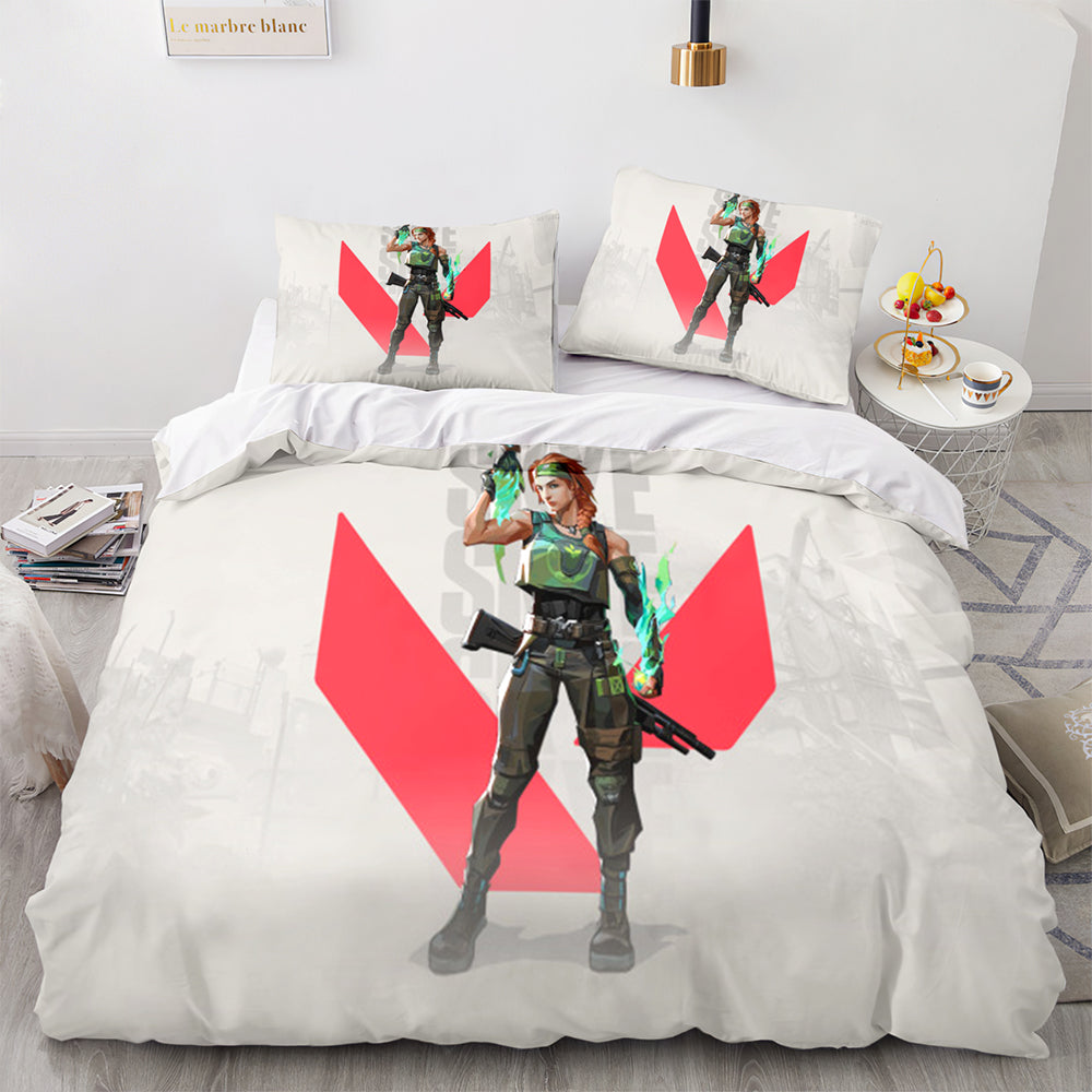 GameVALORANTBeddingSetDuvetCoverBedSheetSets 6 - Valorant Store