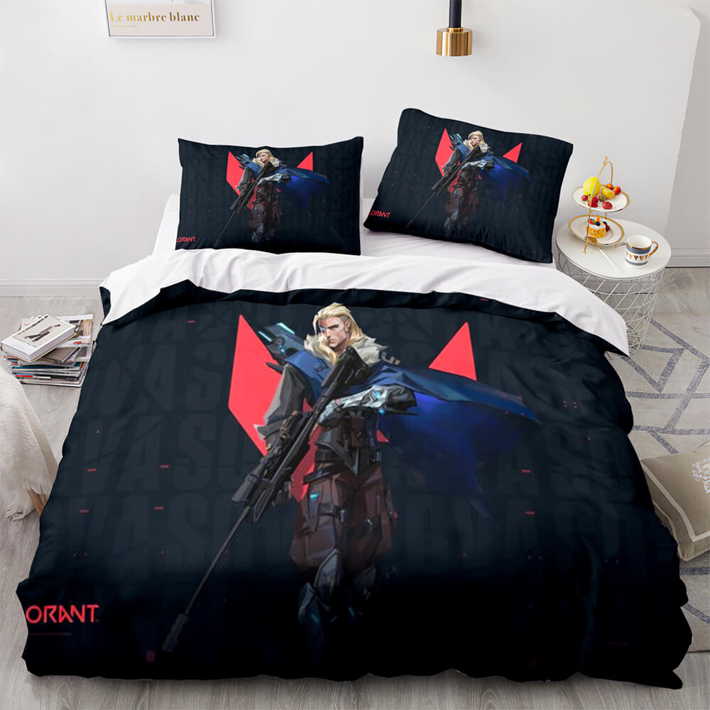 GameVALORANTBeddingSetDuvetCoverBedSheetSets 8 - Valorant Store