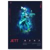 Hot Esports Gaming Valorant Anime Figure Posters Print Viper Reyna Canvas Painting Wall Art Pictures For 18 - Valorant Store
