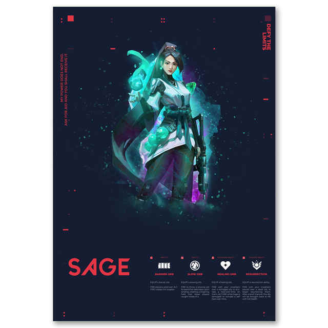 Hot Esports Gaming Valorant Anime Figure Posters Print Viper Reyna Canvas Painting Wall Art Pictures For - Valorant Store