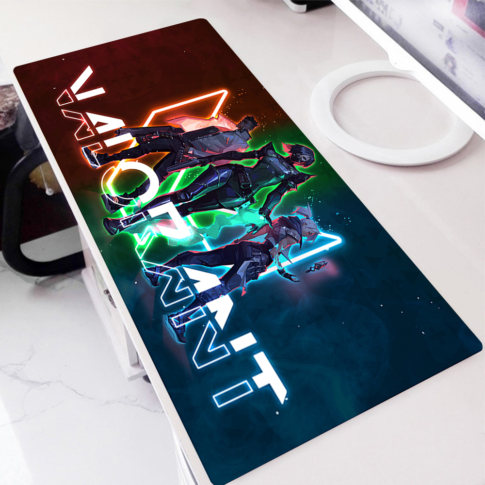 Hot Game Valorant HD Printing Mouse Pad Computer Pc Gamer Large Desk Pads Computer Lock Edge 12 - Valorant Store