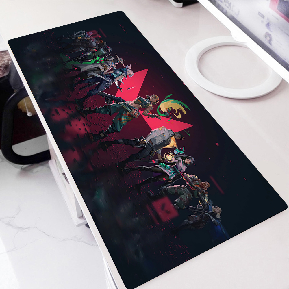 Hot Game Valorant HD Printing Mouse Pad Computer Pc Gamer Large Desk Pads Computer Lock Edge 15 - Valorant Store