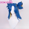 IN STOCK Neon Wig Cosplay Game Valorant Cosplay DokiDoki Women Short Blue Yellow Wig Neon Hair 1 - Valorant Store