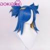 IN STOCK Neon Wig Cosplay Game Valorant Cosplay DokiDoki Women Short Blue Yellow Wig Neon Hair 2 - Valorant Store