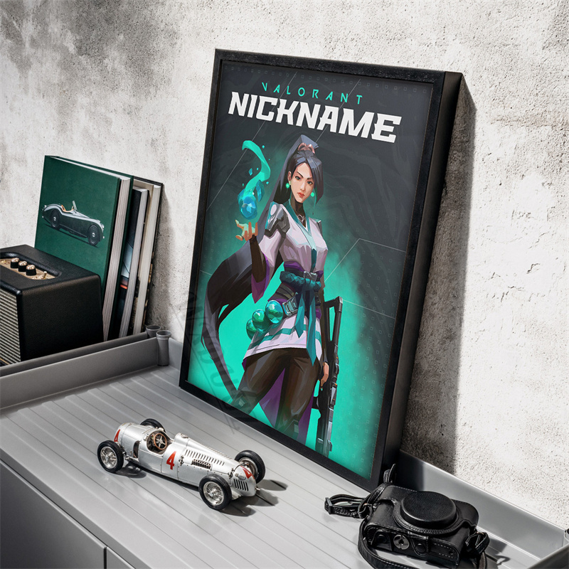 Popular Game Valorant Character Canvas Painting Poster and Prints Wall Decorative Pictures for Living Room Home - Valorant Store