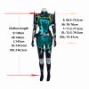 ROLECOS In Stock Viper Cosplay Costume Game Valorant Viper Cosplay Costume Green Women Combat Uniform Halloween 4 - Valorant Store