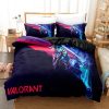 VALORANT Shooting Game Quilt Cover Twin Full Size With Pillowcase Home Textile Gift Bedding Set 8 - Valorant Store