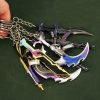 Valorant Melee Reaver 2 0 Karambit Keychain Game Peripheral M4 Samurai Dagger Model Metal Key Ring 1 - Valorant Store