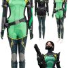 Viper Cosplay Fantasia Mask Game Valorant Costume Disguise Adult Women Fantasy Outfits Female Halloween Carnival Party - Valorant Store