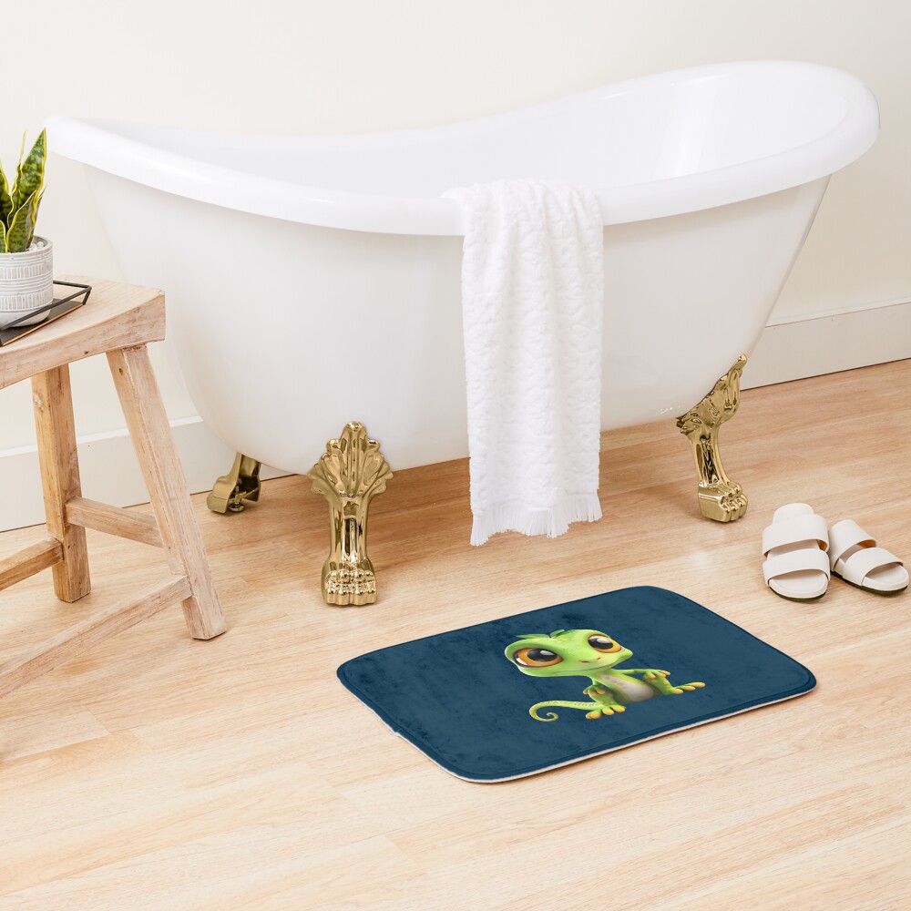 Gekko Colorful And Cute     (3) Bath Mat Official Valorant Store
