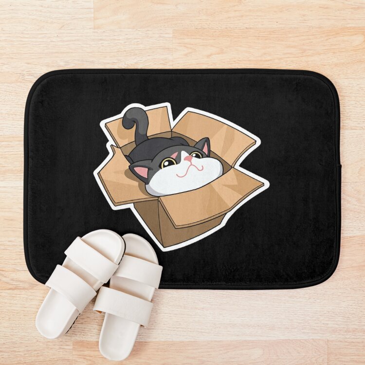 Cat In A Box Spray Bath Mat Official Valorant Store