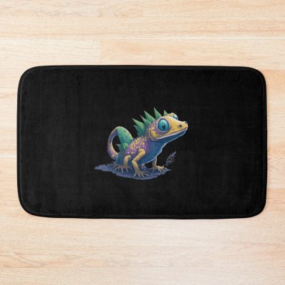 Gamer'S Perfect Illustration - Adorable Valorant Gekko Bath Mat Official Valorant Store