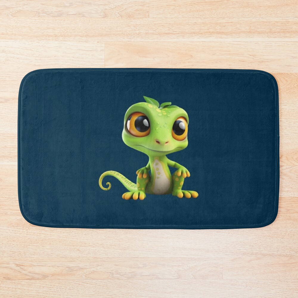 Gekko Colorful And Cute     (3) Bath Mat Official Valorant Store