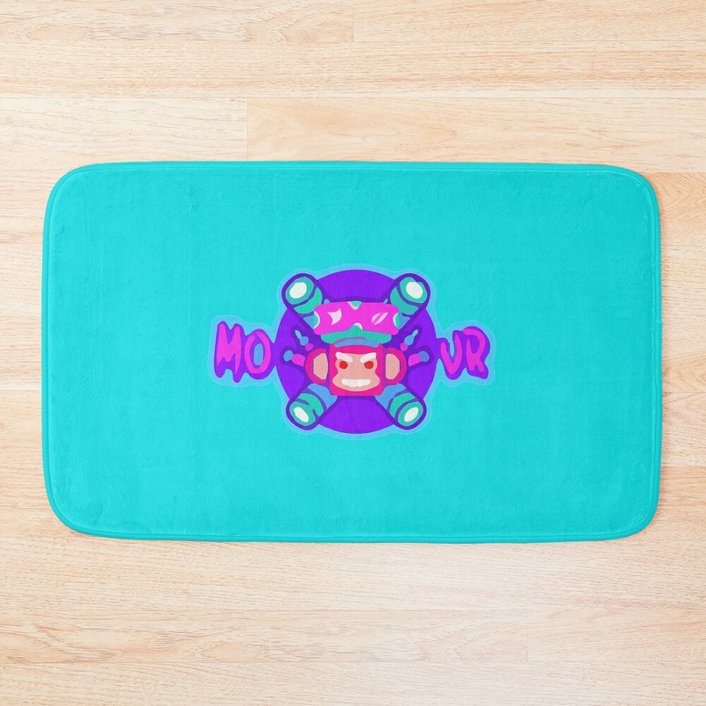 Glitchpop Monkey Bath Mat Official Valorant Store