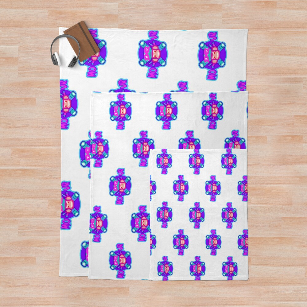 Glitchpop Monkey Throw Blanket Official Valorant Store