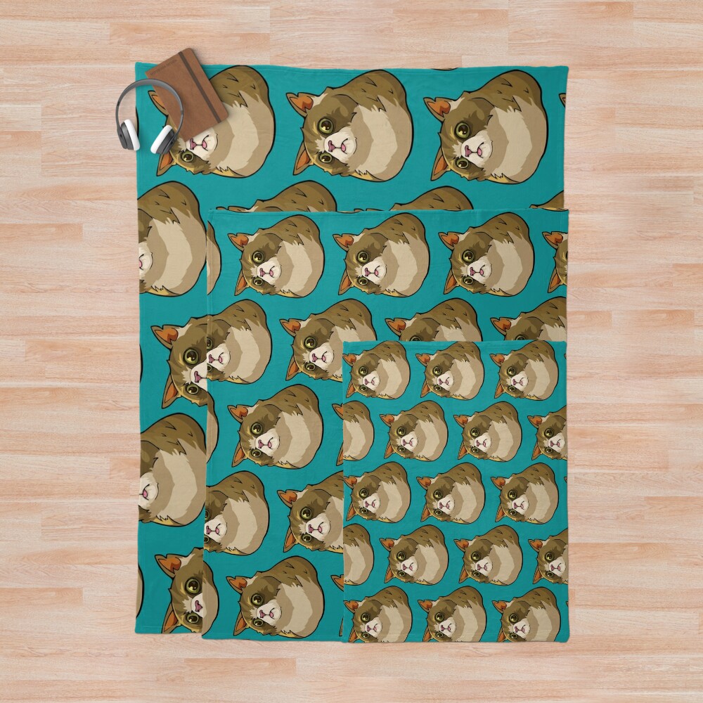 Excuse Me Cat Spray Throw Blanket Official Valorant Store
