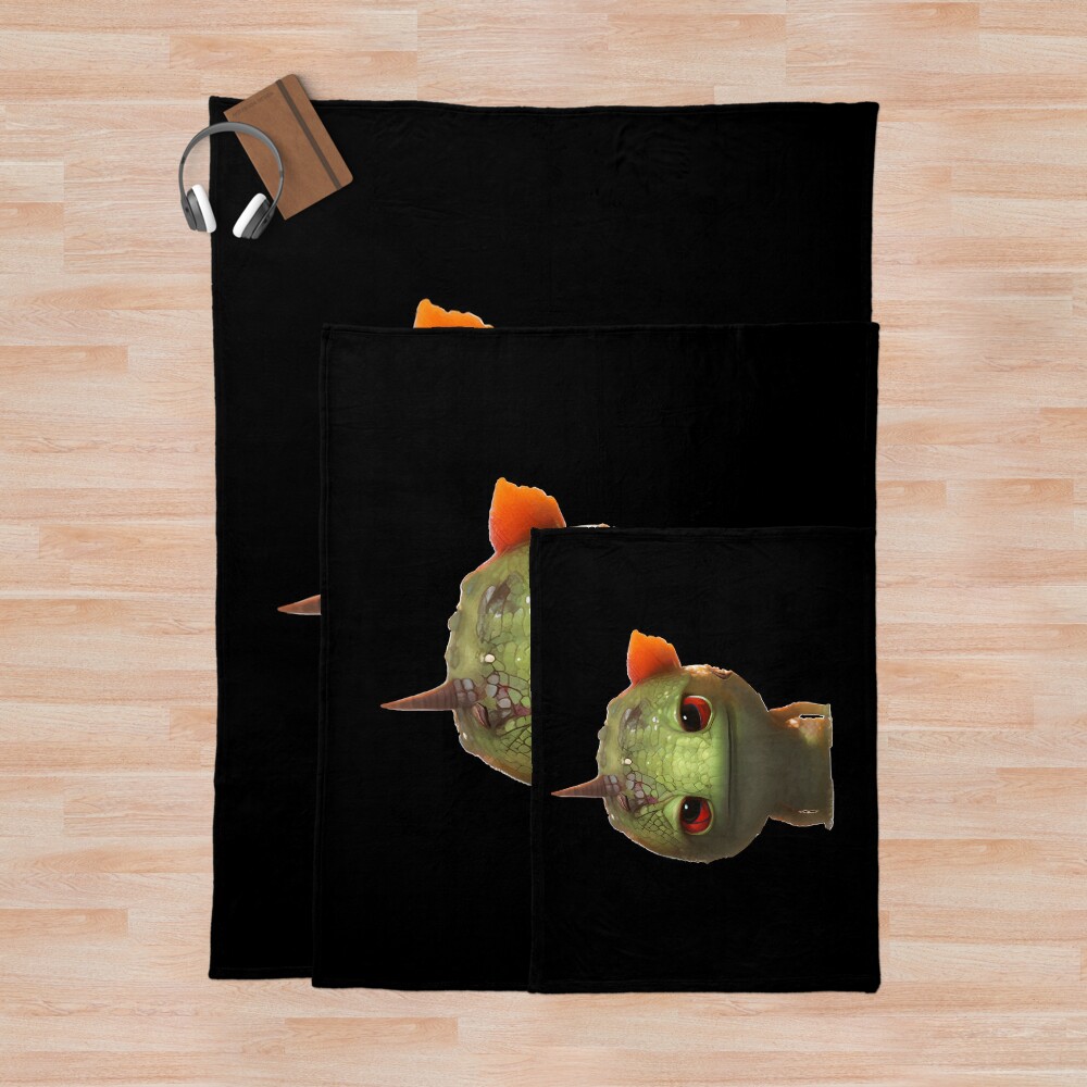 Gamer'S Perfect Illustration - Adorable Valorant Gekko Throw Blanket Official Valorant Store