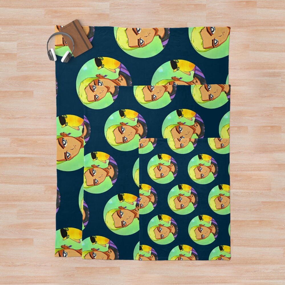 Gekko 90S Fan Art Throw Blanket Official Valorant Store