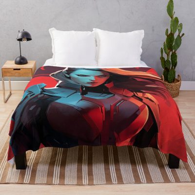 Valorant Illustration Throw Blanket Official Valorant Store