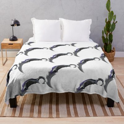 Reaver Karambit Spray Throw Blanket Official Valorant Store
