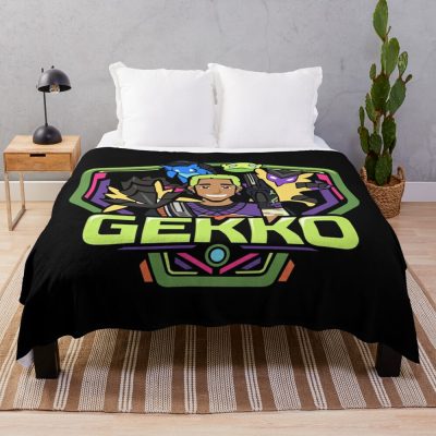 Gekko Badge Throw Blanket Official Valorant Store