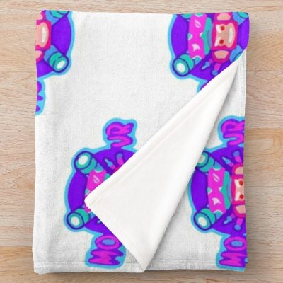 Glitchpop Monkey Throw Blanket Official Valorant Store
