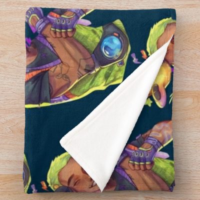 Gekko I Really Like Him Throw Blanket Official Valorant Store