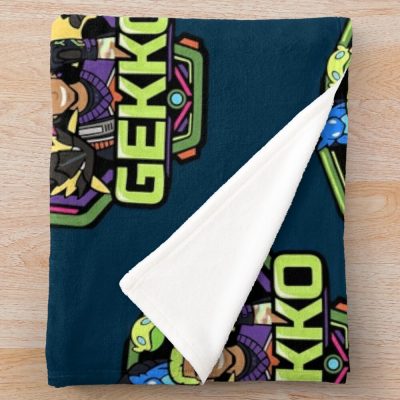 Gekko Badge Throw Blanket Official Valorant Store