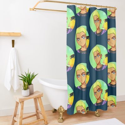 Gekko 90S Fan Art Shower Curtain Official Valorant Store