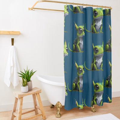Gamer_S Perfect Adorable Valorant Gekko      (4) Shower Curtain Official Valorant Store