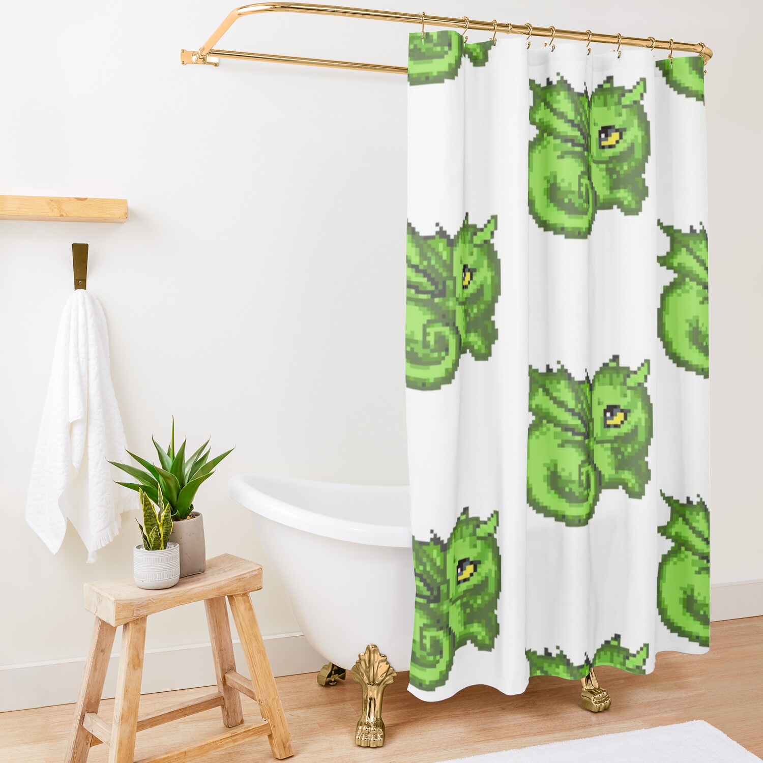 Valorant Gekko Shower Curtain Official Valorant Store