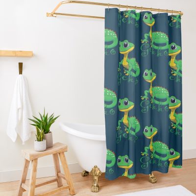 Gekko Shower Curtain Official Valorant Store
