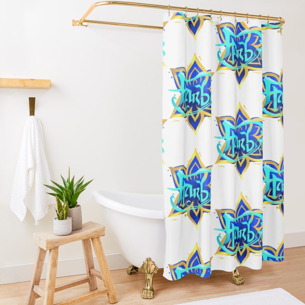 Harbor Spray Shower Curtain Official Valorant Store