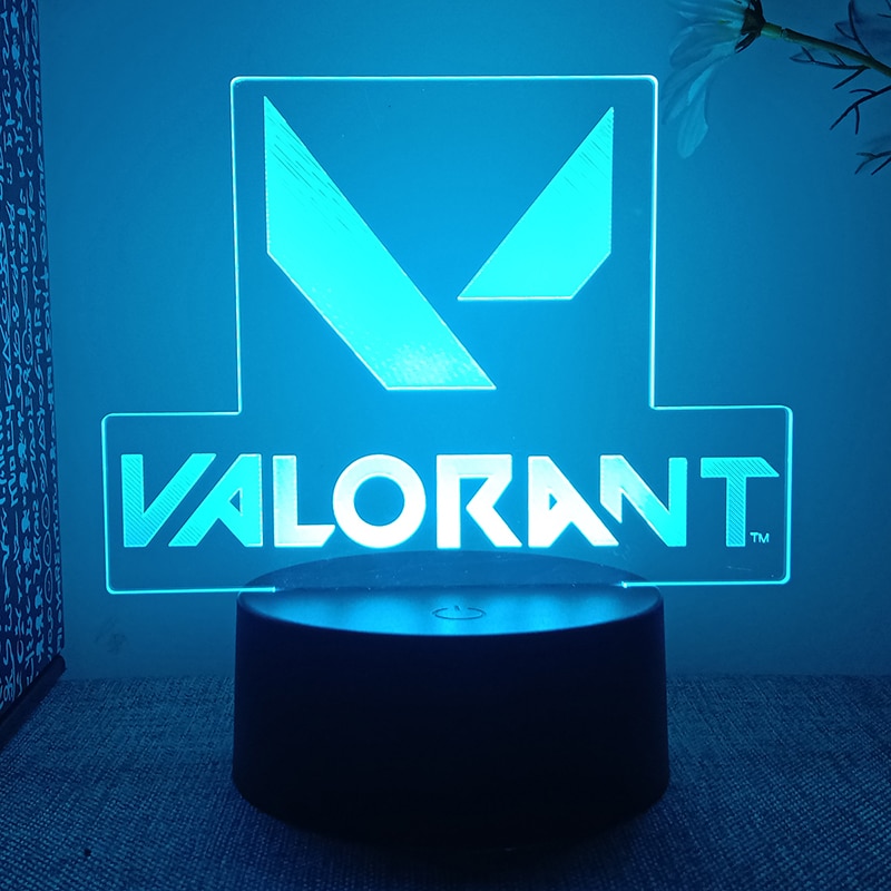 23Models Valorant Figure 3d Led Lamp For Bedroom All Hero Statues Acrylic Night Lights Game Room 3 - Valorant Store