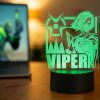 Hot Gaming Valorant Nightlight Killjoy Raze Viper Reyna Figure Colorful Table Lamp For Gamer Game Room 2 - Valorant Store