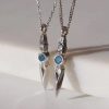 Jett Knife Necklace Gamer Necklace For Women Men Fashion Gamer Jewelry Valorant Accessories Knife Pendant Necklace - Valorant Store
