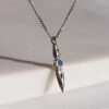 Jett Knife Necklace Gamer Necklace For Women Men Fashion Gamer Jewelry Valorant Accessories Knife Pendant Necklace 3 - Valorant Store